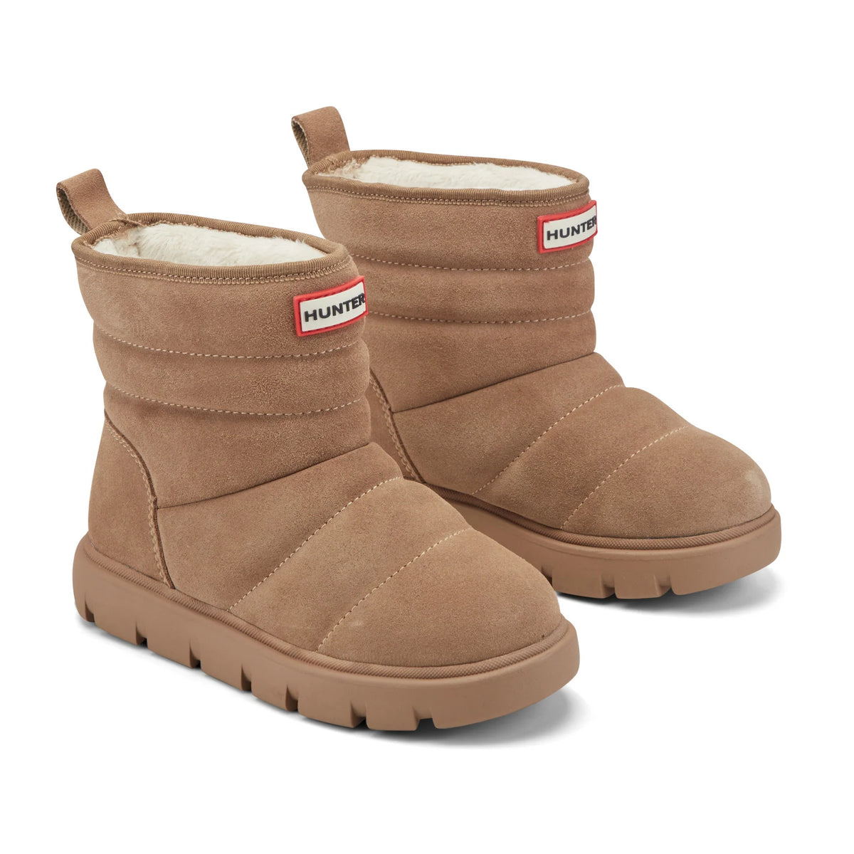 Big Kids Cuddle Lug Sole Insulated Waterproof Snow Booties